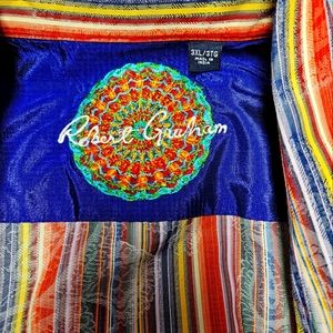 Like New. Robert Graham  long sleeve men shirt